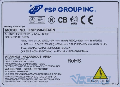 Схема блока питания fsp atx 350pnr