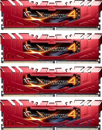 G.Skill DDR4 2400Mhz 16Gb (4x4Gb) (F4-2400C15Q-16GRR) - купить